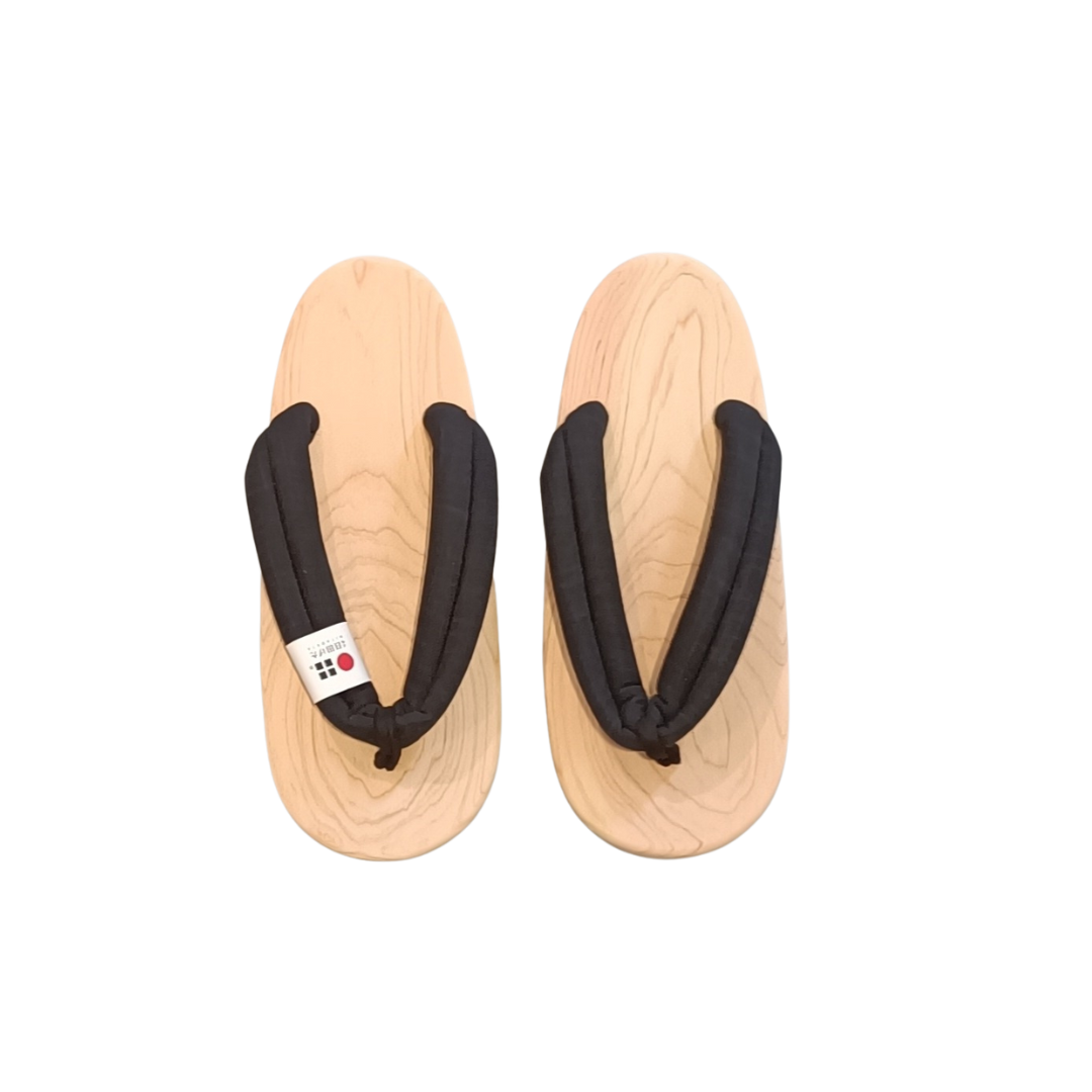 Wooden Geta Sandals BLACK