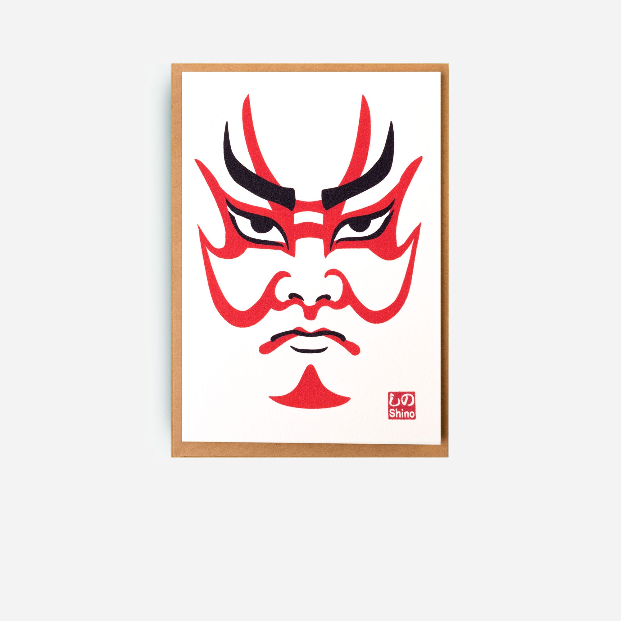 Japanese Greeting cards Kabuki