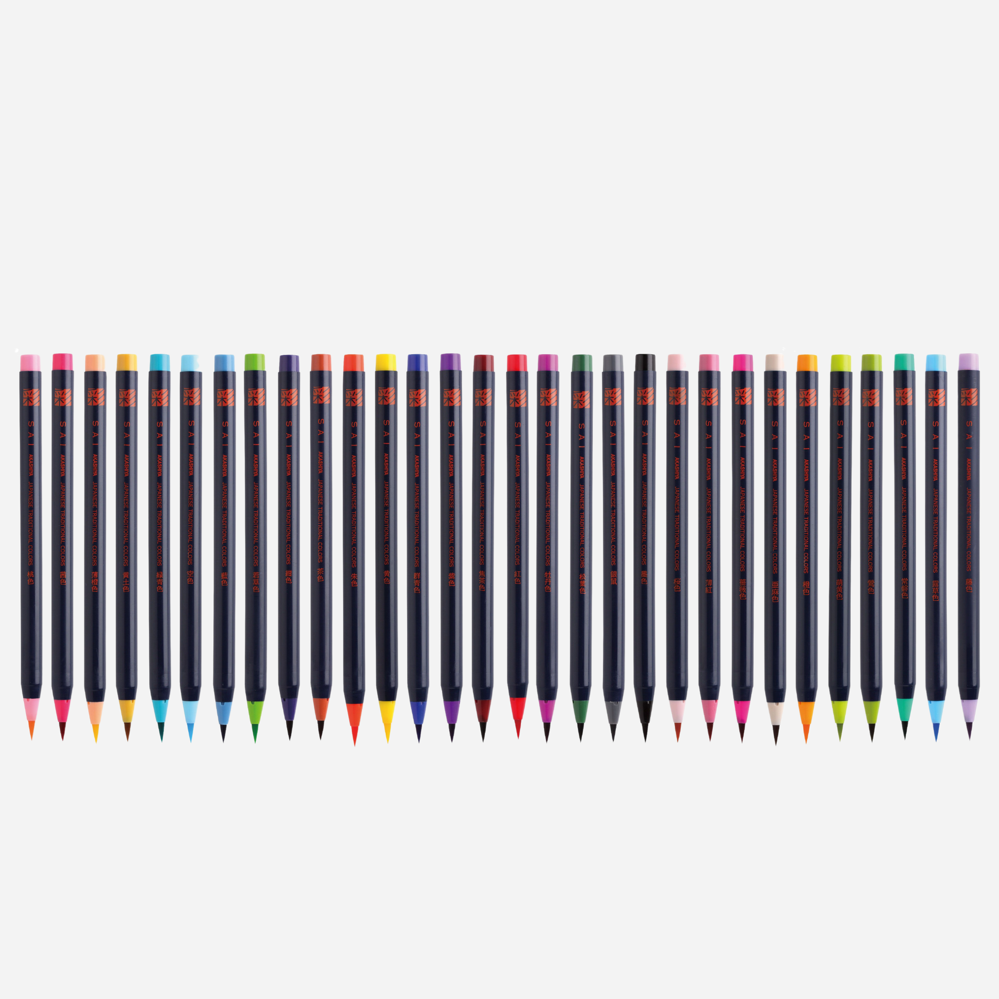 SUISAI Brush Pen 30 color set