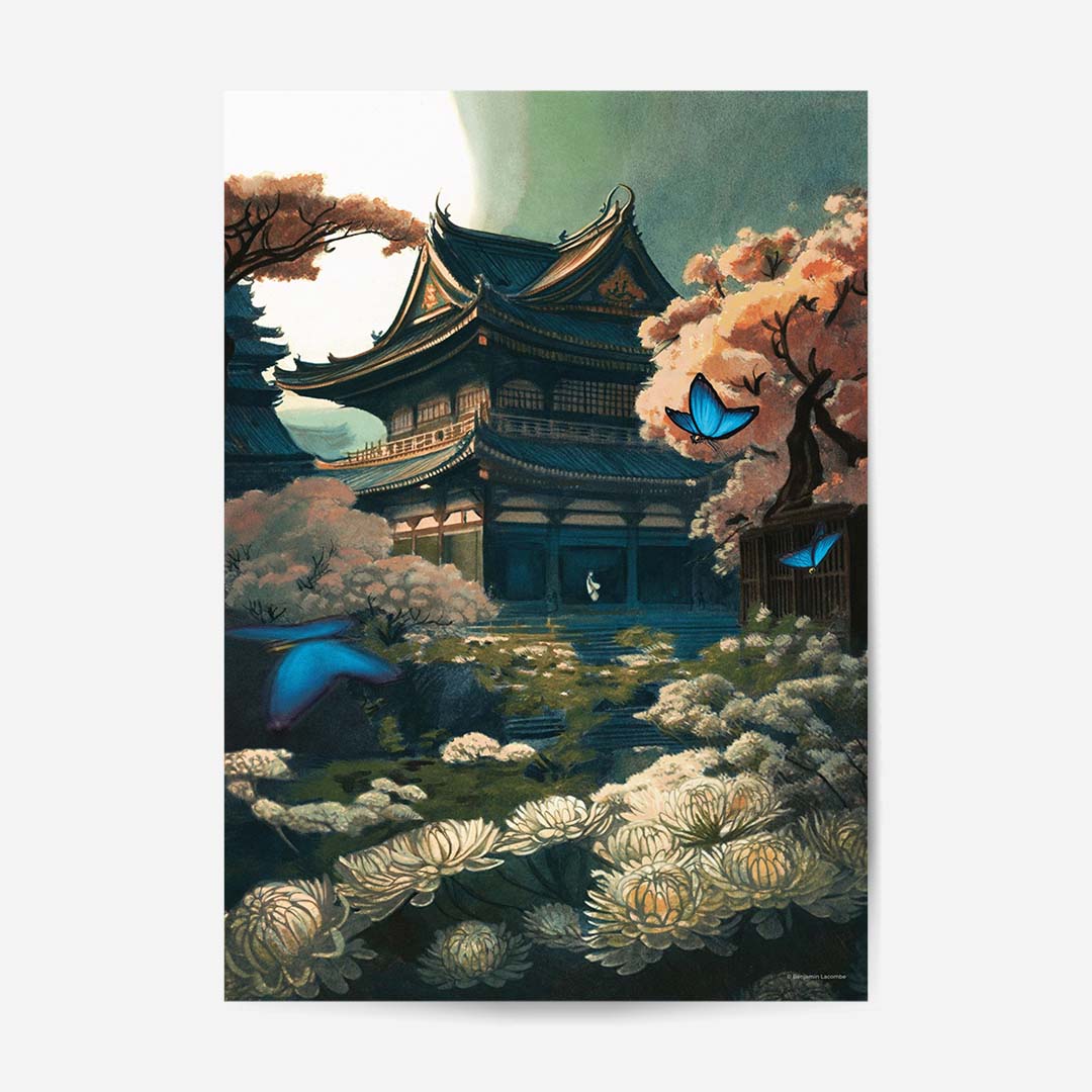 Poster A3 Temple - Storie di Donne Samurai