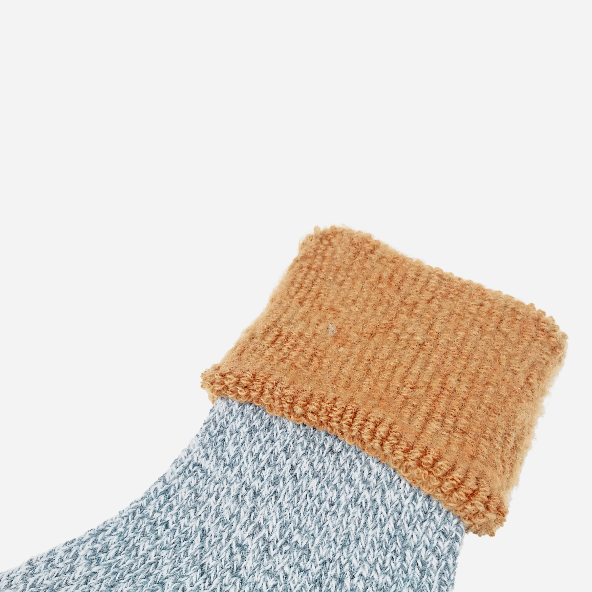 Washable wool fleece socks