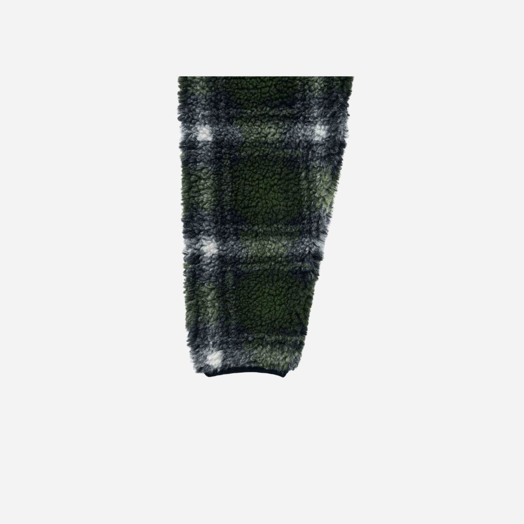 Shadow Plaid Sherpa Jacket