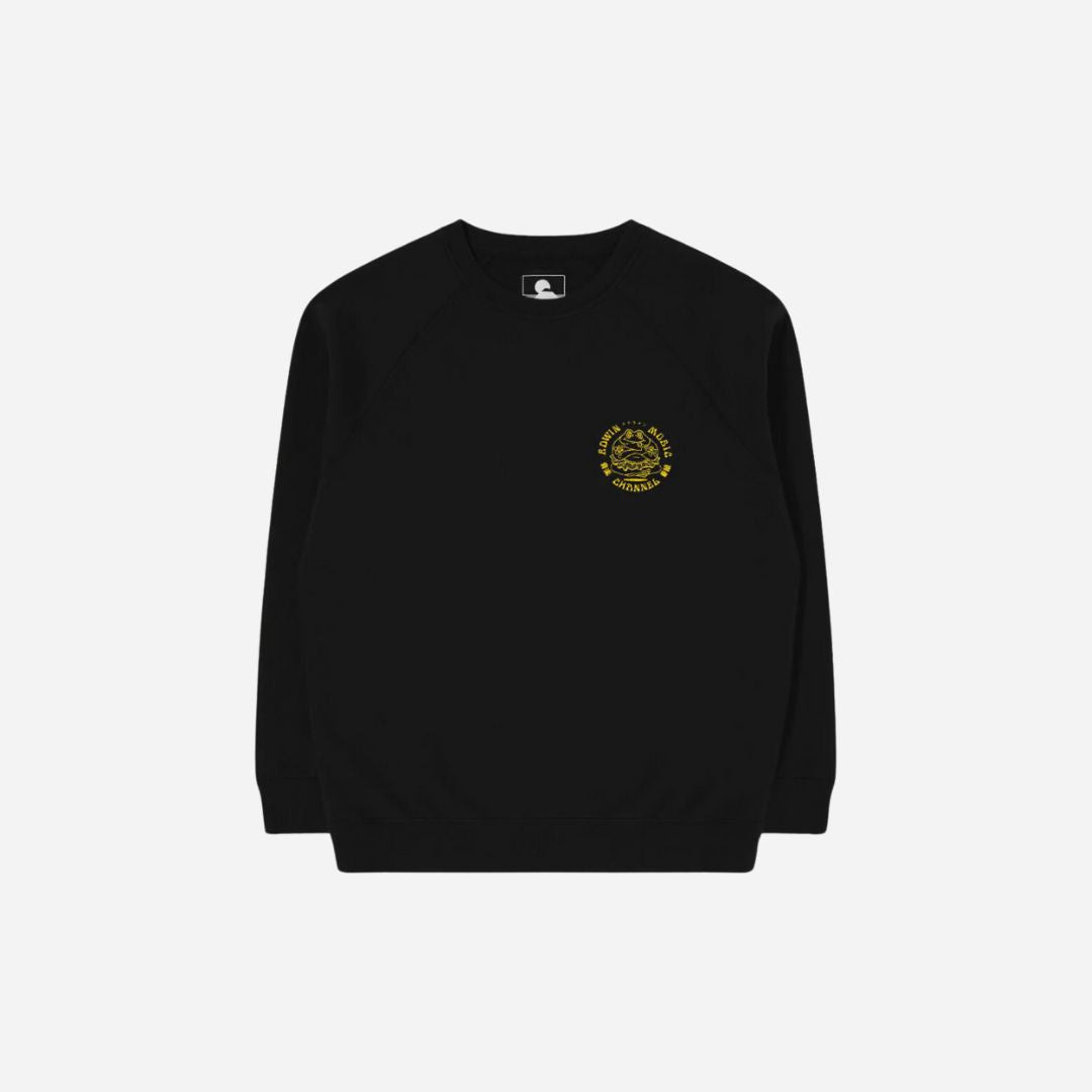 Edwin Music Channel Sweat BLACK