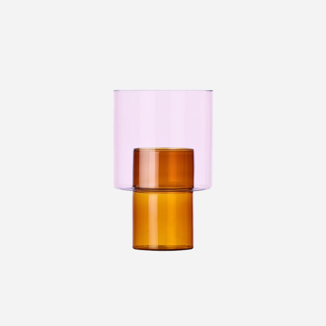 Boreale - Vase B AMBER/PINK