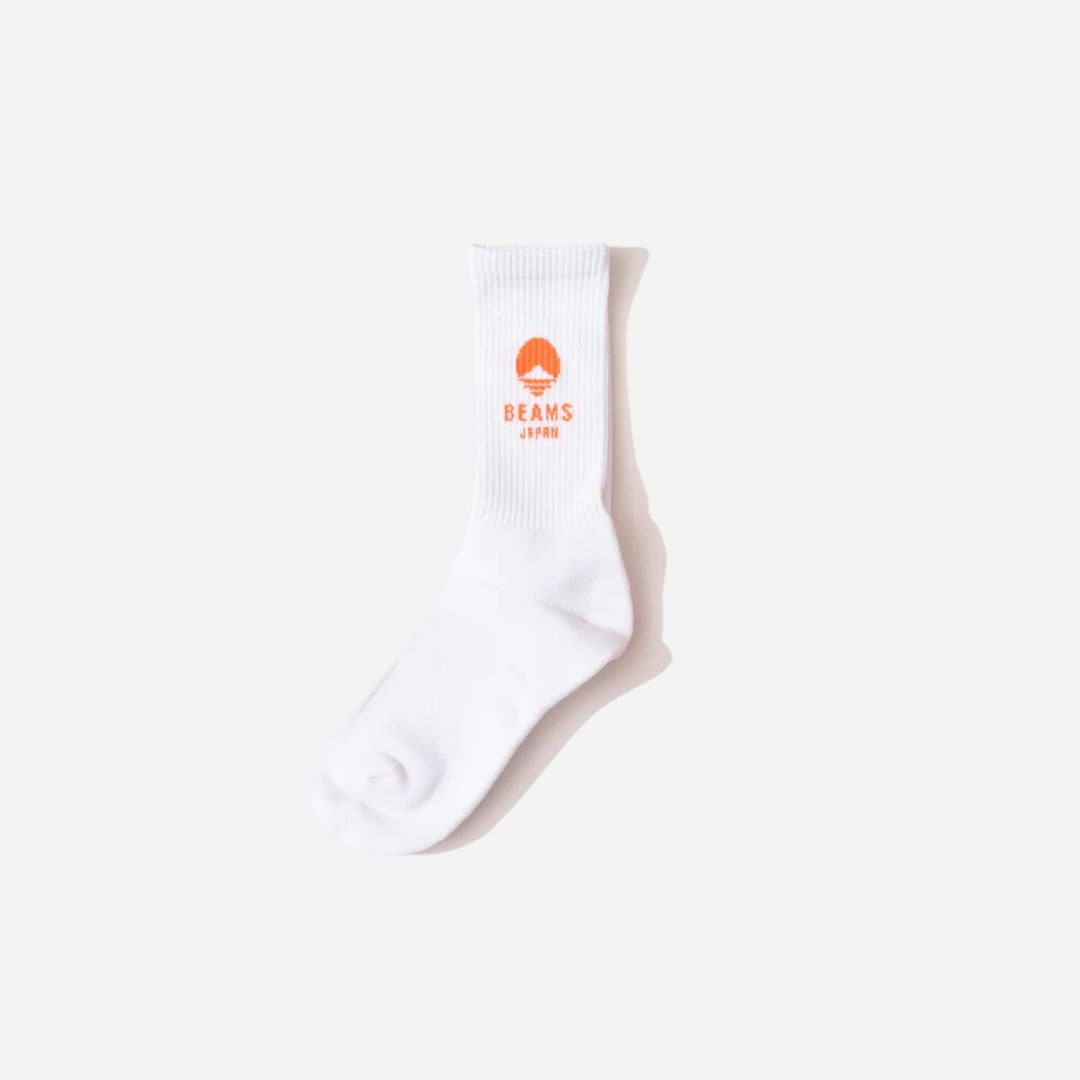 Beams Japan Socks WHT/ORA