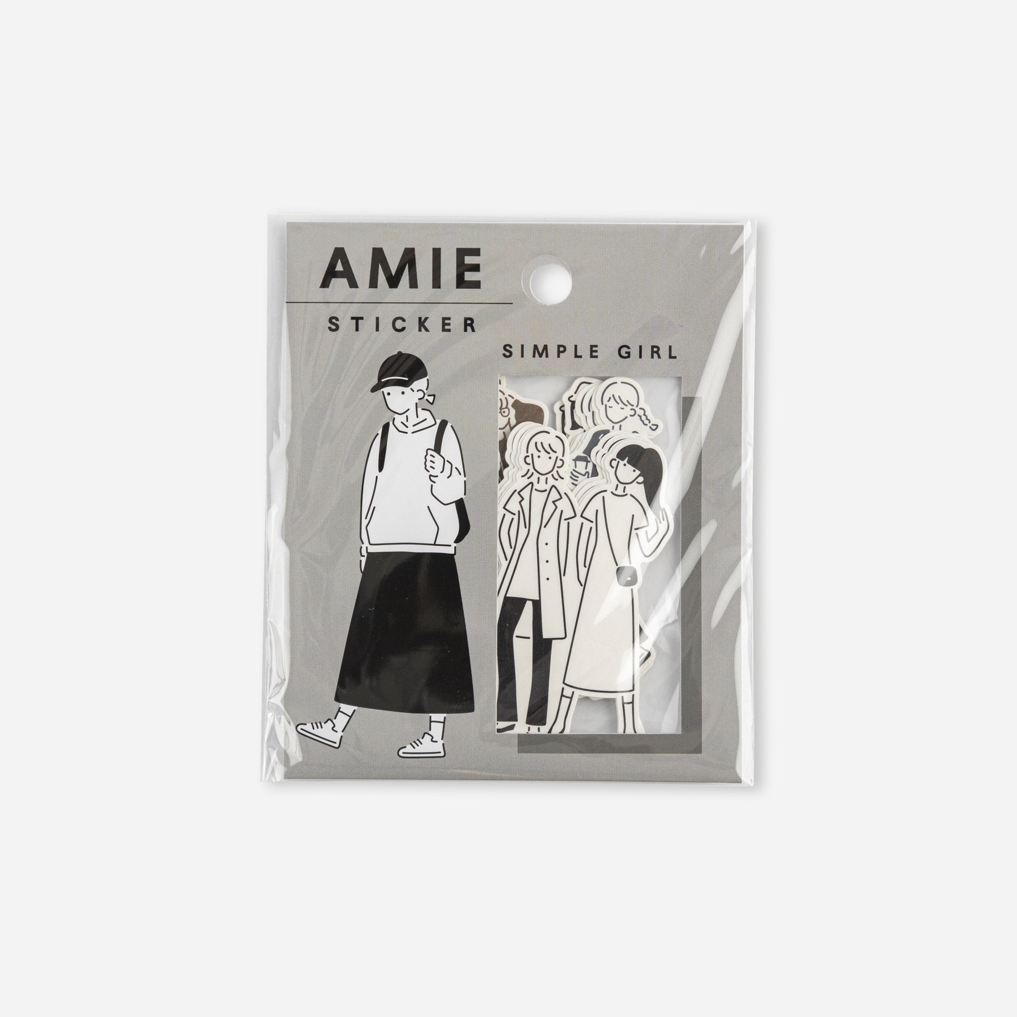 Amie Sticker Simple Girl