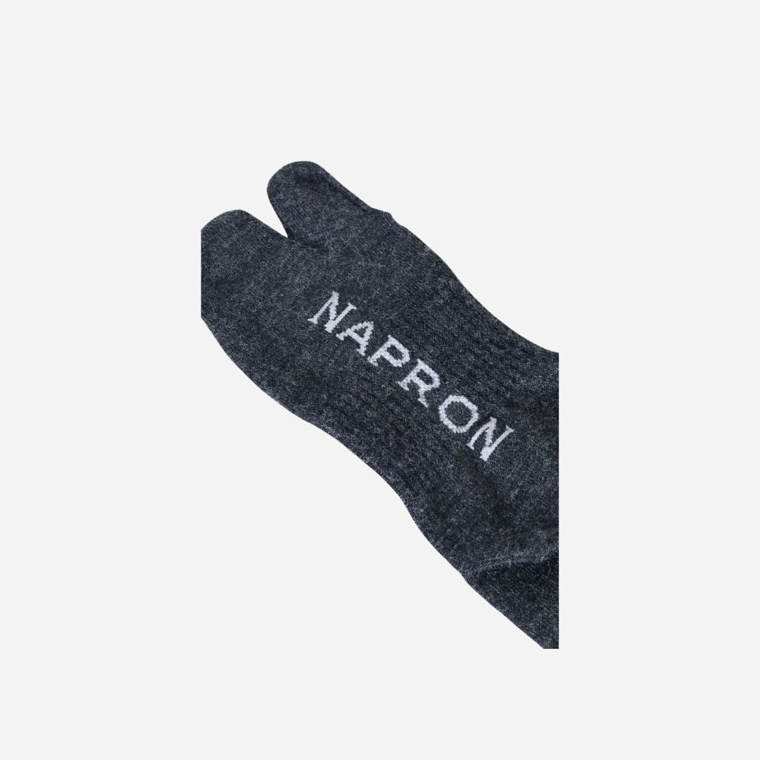 Wool Tabi Socks CHARCOAL