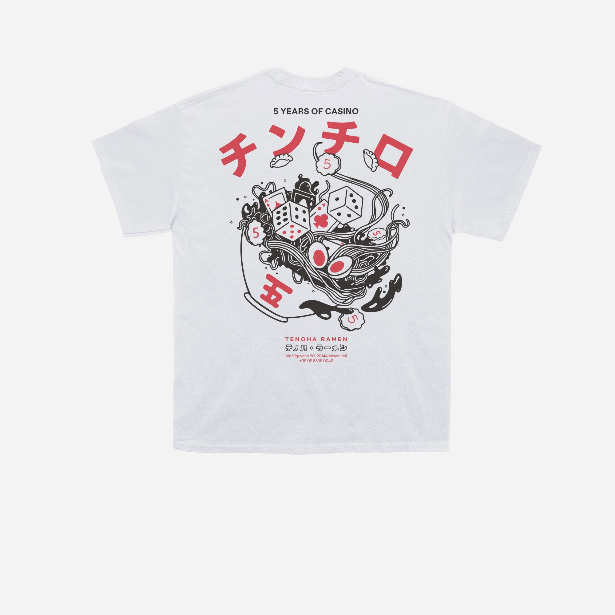 Tenoha Ramen Club T-shirt - 5TH BIRTHDAY