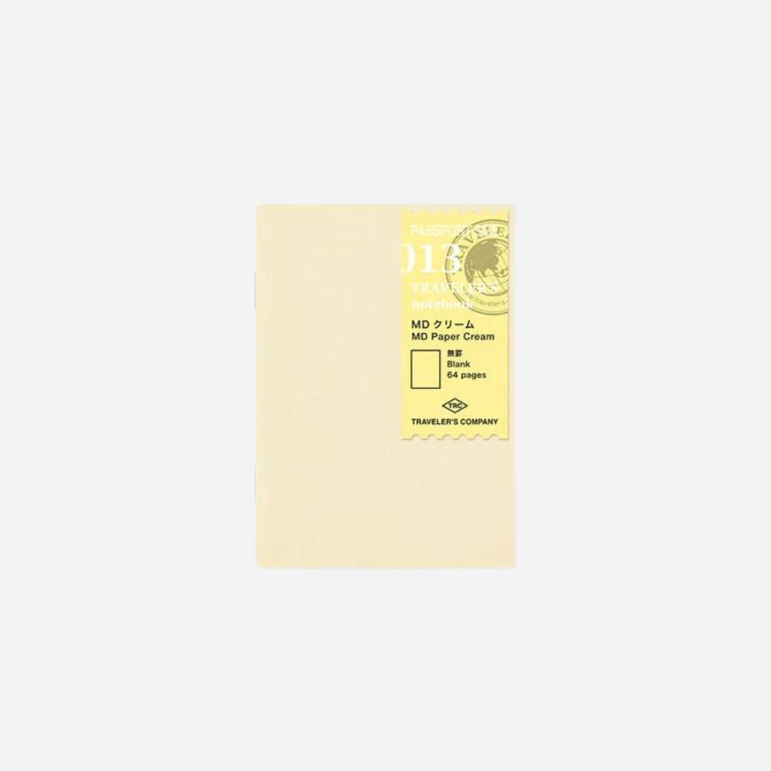TRC notebook Refill-MD Paper Cream 013 PASSPORT SIZE
