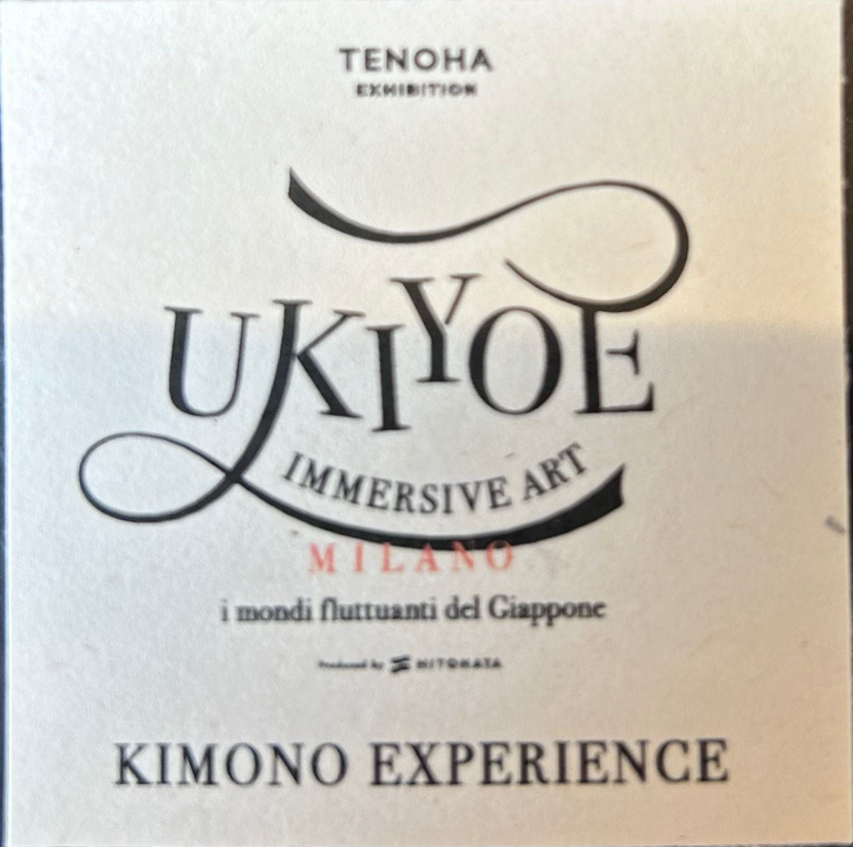 CONGUAGLIO Kimono Experience - Ukiyoe