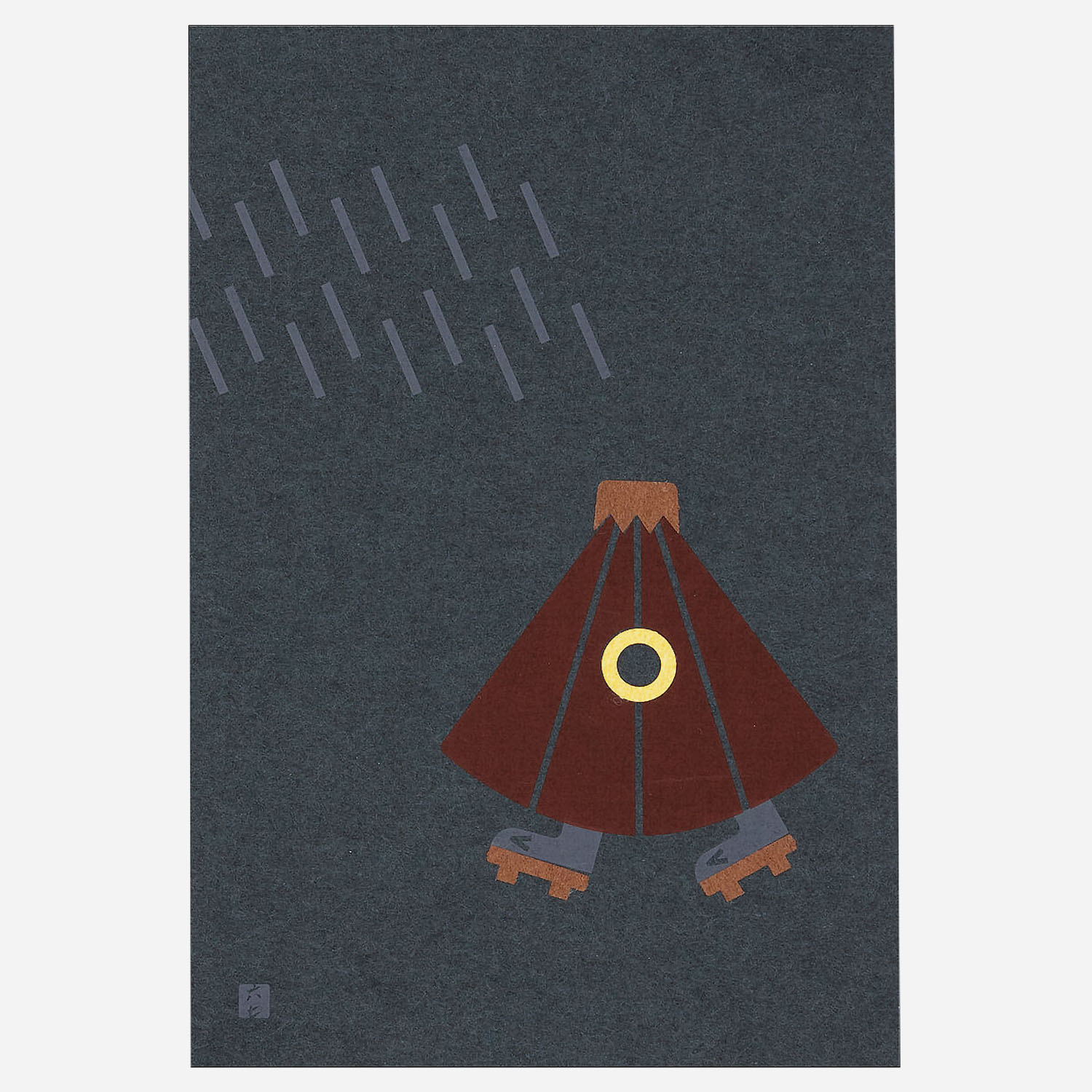 Yokai Umbrella Postcard