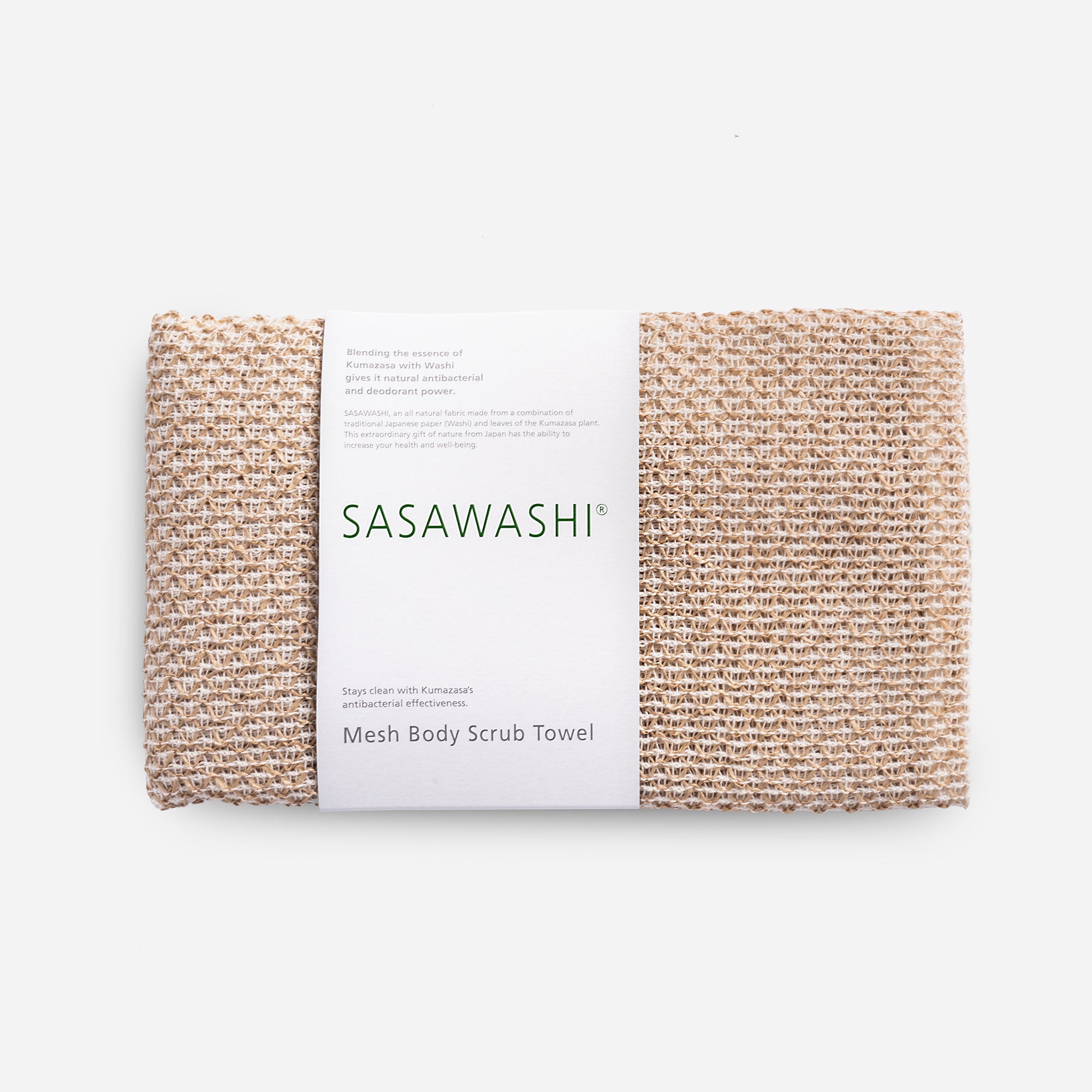 Sasawashi Mesh Body Scrub Towel