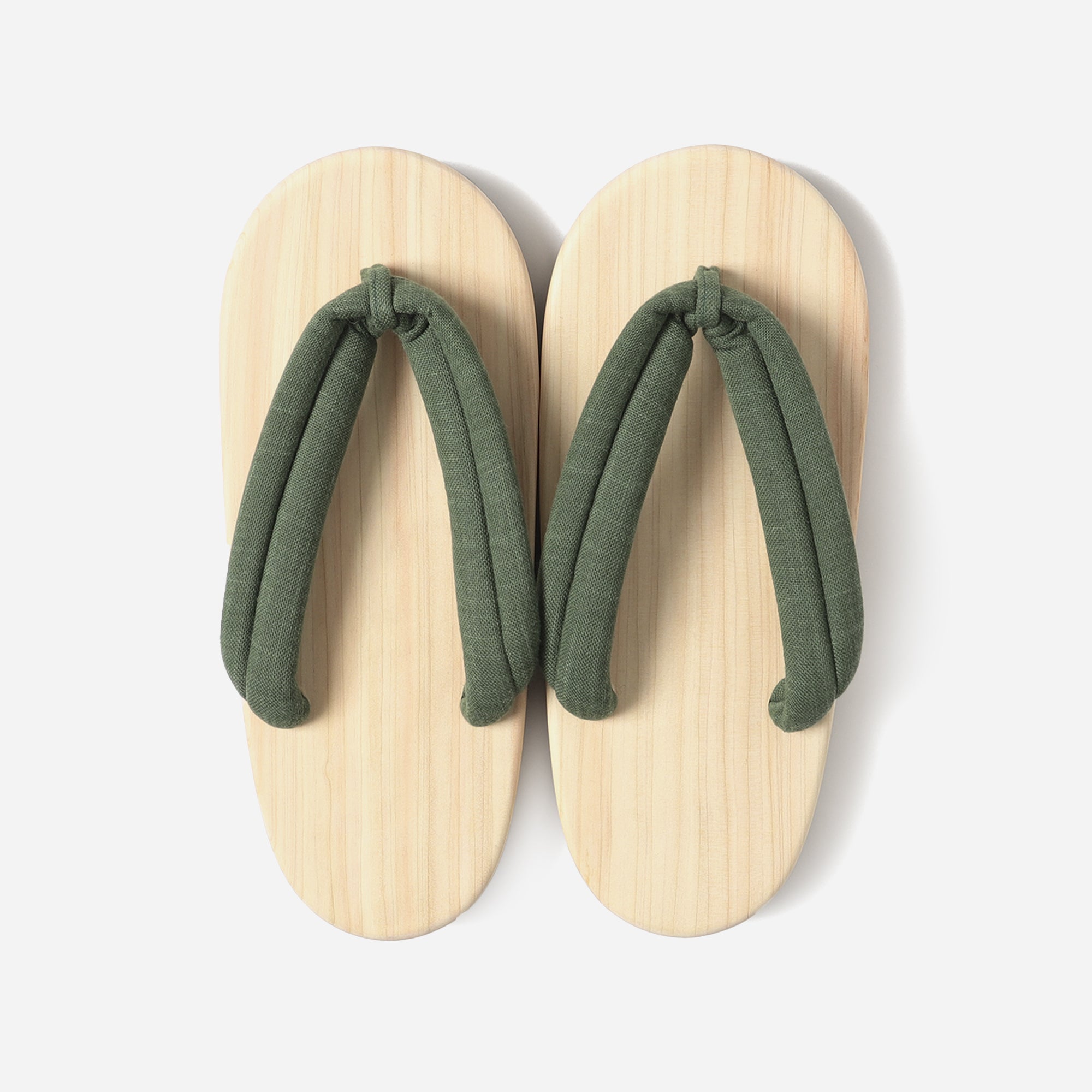 Wooden Geta Sandals GREEN