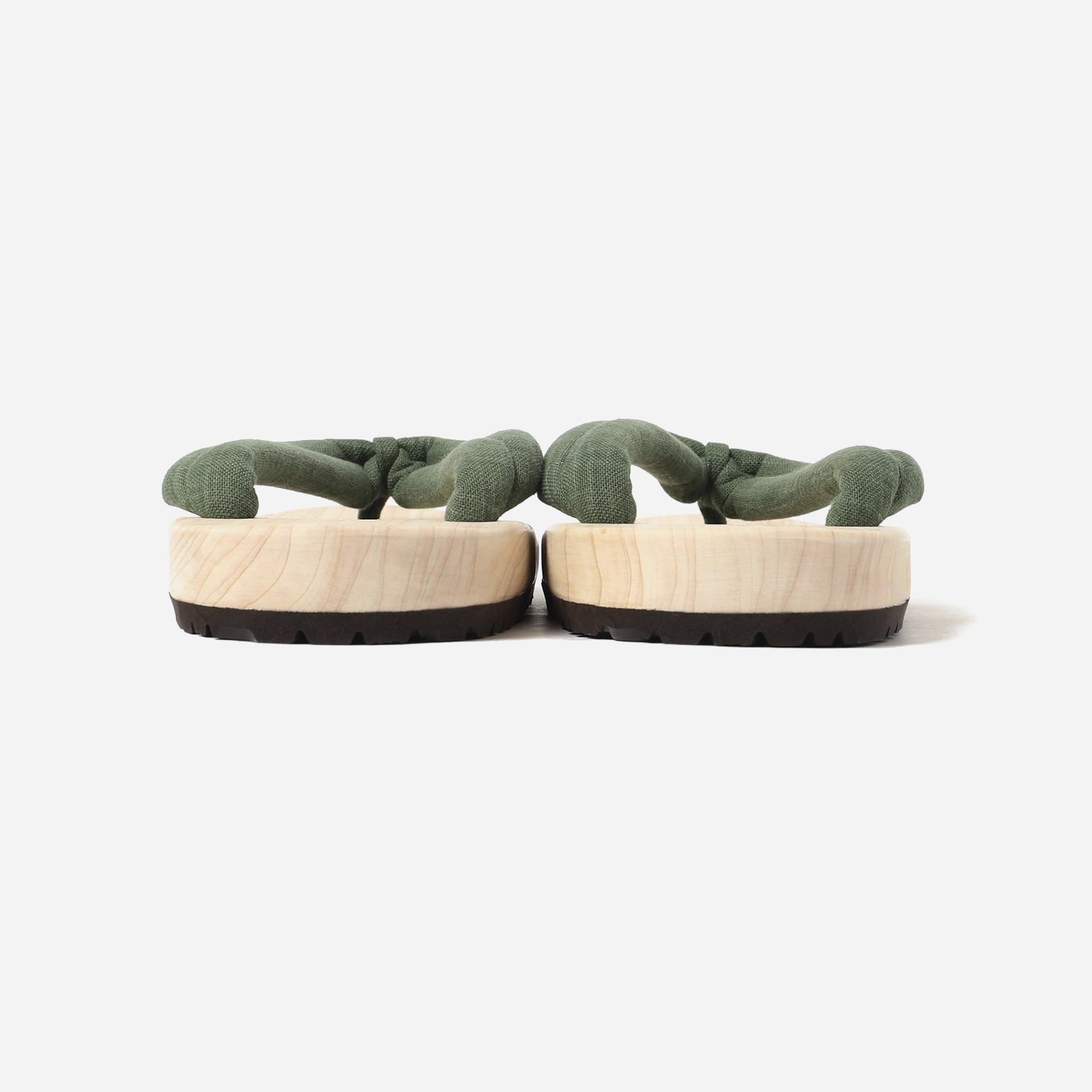 Wooden Geta Sandals GREEN